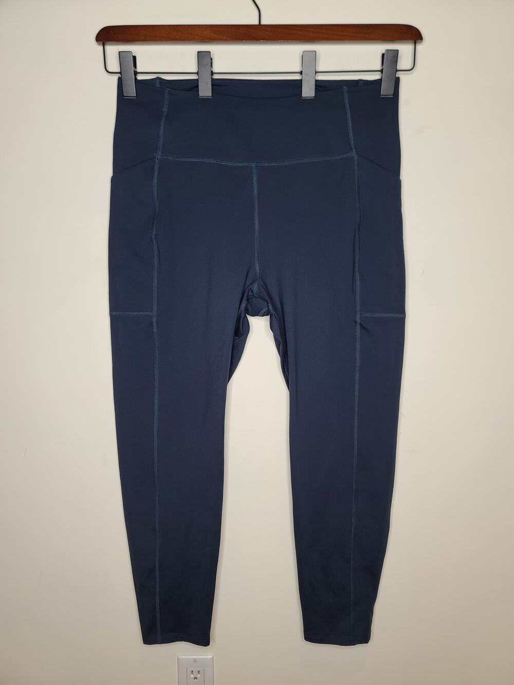 Girlfriend Collective dark teal capri leggings with pockets - 4XL / XXXXL